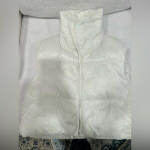 White Puffer Vest